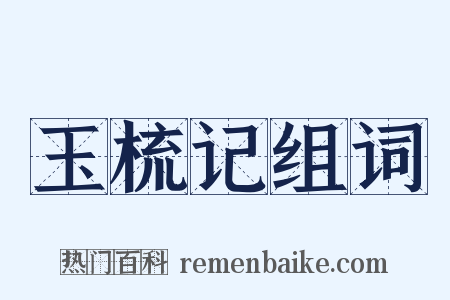 玉梳记组词是什么意思的图片